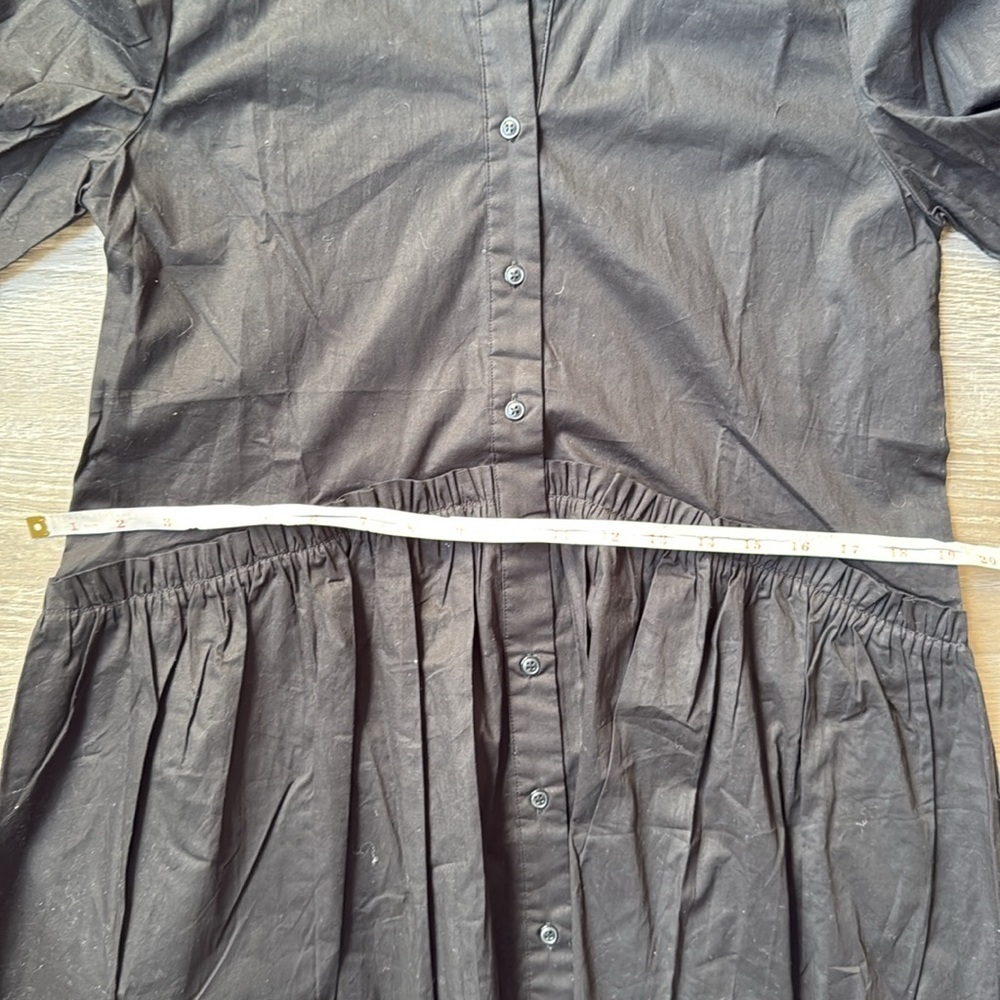 NEW Taylor Tillman Liza Ruffle poplin cotton dress Small - Picture 11 of 12